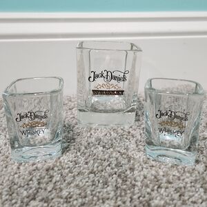 Jack Daniel's Whiskey Glasses (Set of 3)